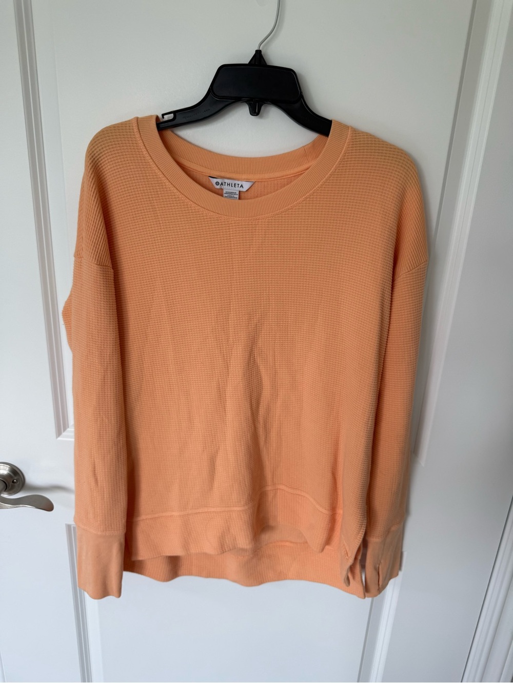 Athleta Coaster Luxe Waffleknit Sweatshirt Size Medium